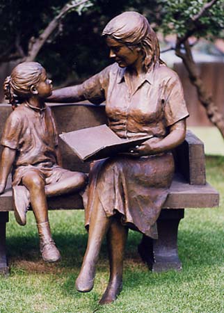 GLENNA GOODACRE MOTHER AND DAUGHTER