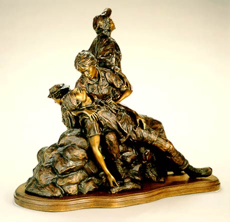 GLENNA GOODACRE VIETNMAN WOMEN'S MEMORIAL MAQUETTE