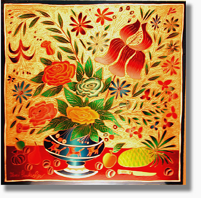 YURI GORBACHEV STILL LIFE WITH ROSES