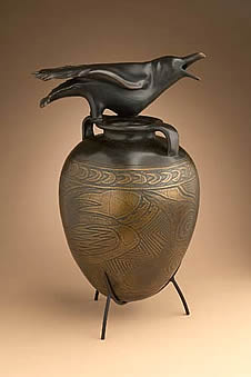 WILLIAM MORRIS RAVEN JAR