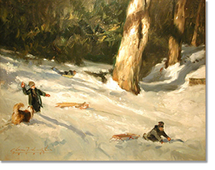 GLENN HARRINGTON - SNOWBALL FIGHT