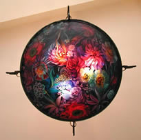 ULLA DARNI GLASS CHANDELIERS, SCONCES AND LAMPS