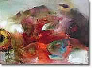 DANIEL WATTS ABSTRACT OILS ON CANVAS