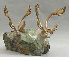 LEO E. OSBORNE BRONZES - EMERGING FROM THE TUNDRA