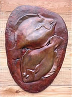 LEO E. OSBORNE BRONZES - FLATFISH