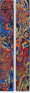 TAMANIAN PT156A, PT156B UNTITLED (DIPTYCH)