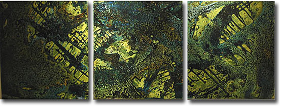 TAMANIAN_PT095A, 095B, 095C TRIPTYCH