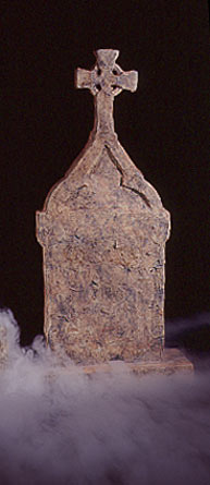 GLENNA GOODACRE CELTIC HEADSTONE WITH CROSS ON TOP