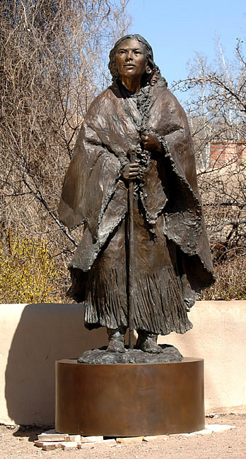 GLENNA GOODACRE SACAGAWEA AND JEAN BAPTISTE