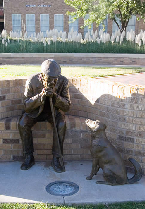 GLENNA GOODACRE OLD MAN AND HIS DOG