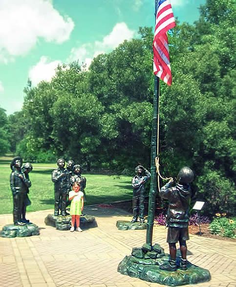 GLENNA GOODACRE PLEDGE ALLEGIANCE INTERACTIVELY INSTALLED