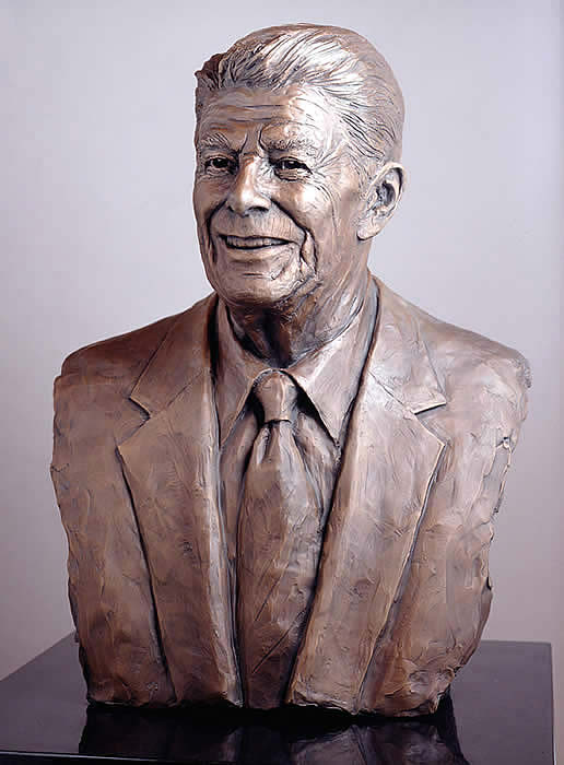 GLENNA GOODACRE RONALD W REAGAN BUST