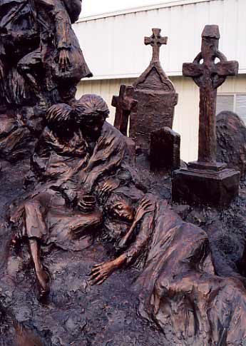 GLENNA GOODACRE DETAIL OF THE IRISH MEMORIAL