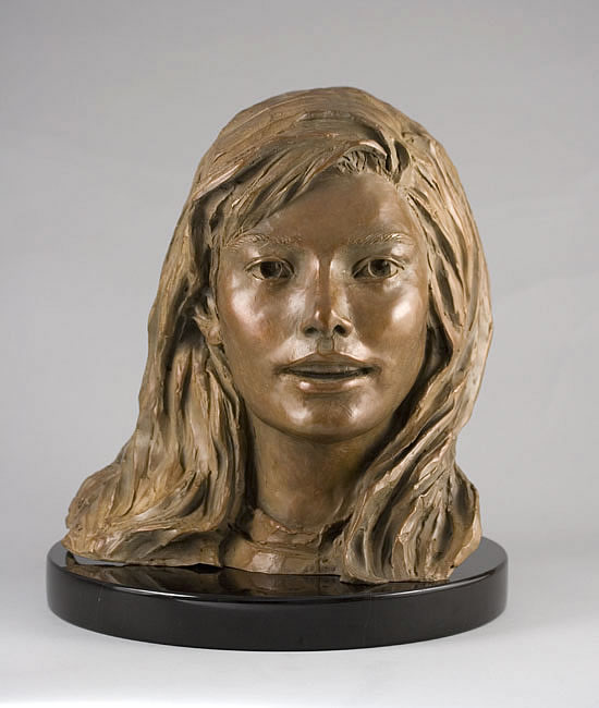 GLENNA GOODACRE LADY WITH LONG HAIR
