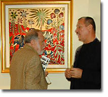 YURI GORBACHEV AND COLLECTOR SHARING INTERESTS