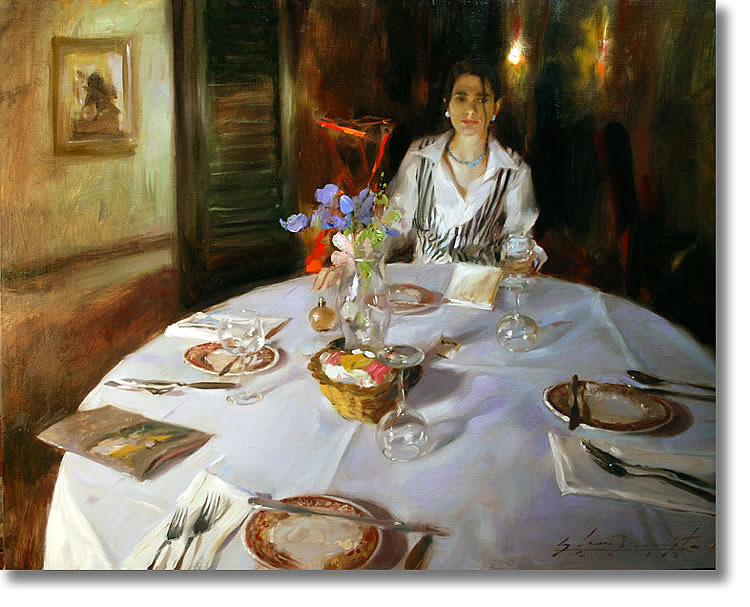 GLENN HARRINGTON TABLE AT THE HOTEL