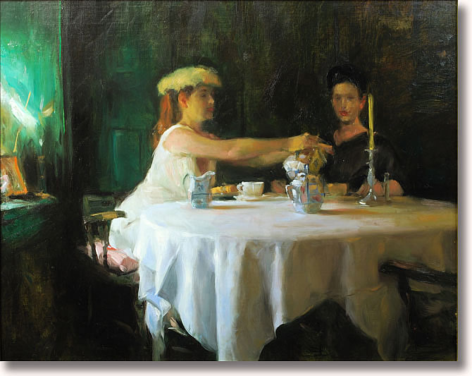 GLENN HARRINGTON TEA AT THE GOLDEN PHEASANT