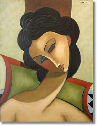 MARSHA HAMMEL GIRL WITH GREEN EYES
