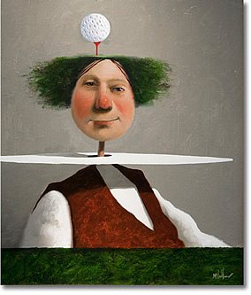 JOE MCFADDEN THINKING ABOUT GOLF