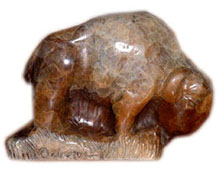 LEO E. OSBORNE BRONZES - BISON
