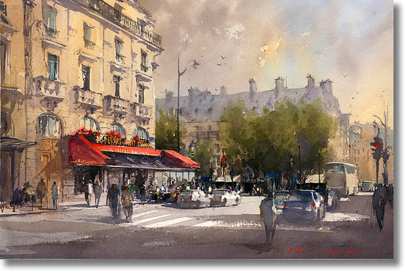 VLADISLAV YELISEYEV CAFE SAINT MICHEL